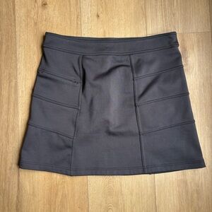 Athleta Tall XL Fleece Lined Black Women's Skirt